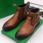 Clarks Brown Leather Ankle Boot