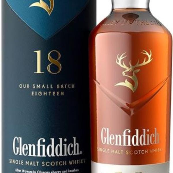 Glenfiddich 18 Years Whiskey 70cl x12 in Carton