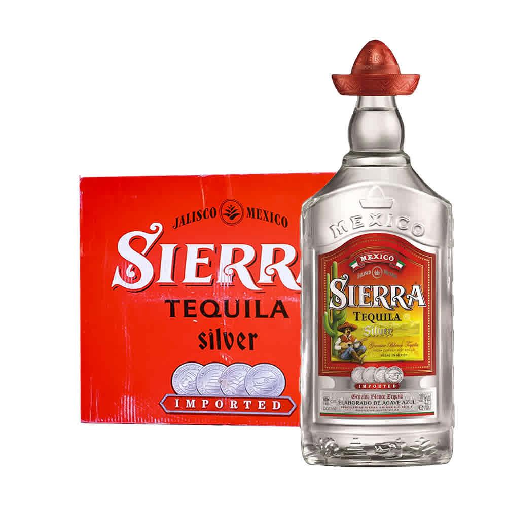 Sierria Blanco Tequila x12 in Carton
