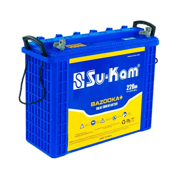 Su-Kam Bazooka 220AH/12V/SKB-22000 Tubular Battery